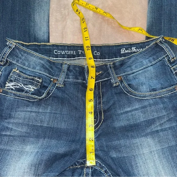 Cowgirl tuff co bootcut Jean W28/L32/1/2 - Picture 10 of 12